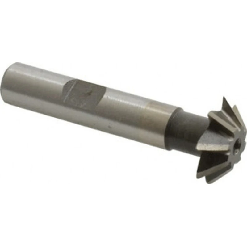 Value Collection 3/4 x 3/16 45 Cobalt Single-Angle Cutter Uncoated, Right Hand Cut, 2-1/8 OAL, 3/8 Shank Diam, Shank ...